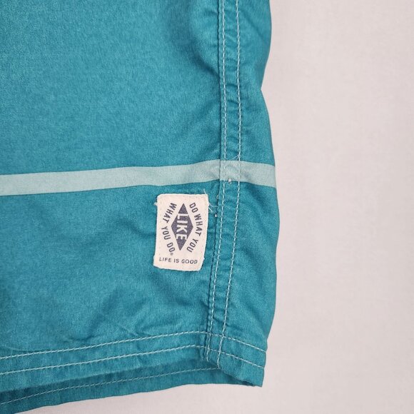 Life Is Good Swim Trunks Men's 40 Internal pocket Board Shorts Tie Waist Camo - Picture 5 of 11